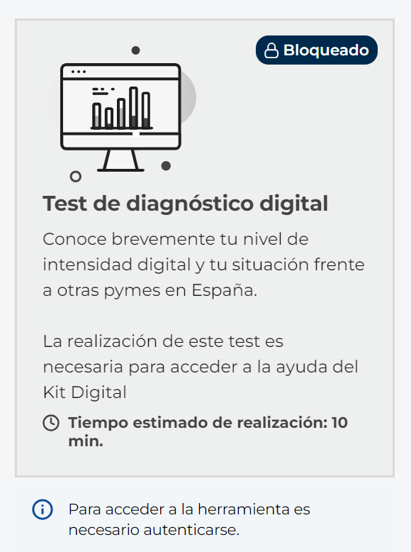 Test de autodiagnóstico del Kit Consulting